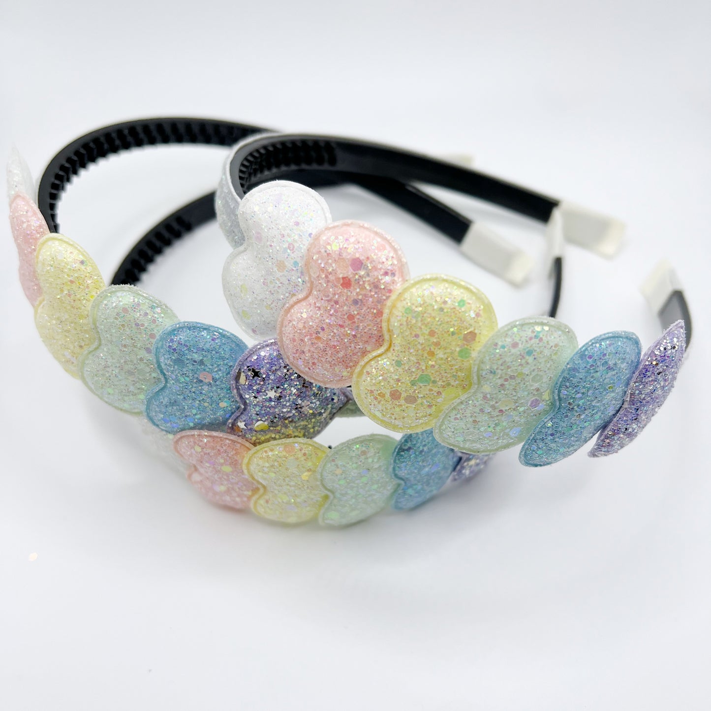 Sparkle Hearts headband