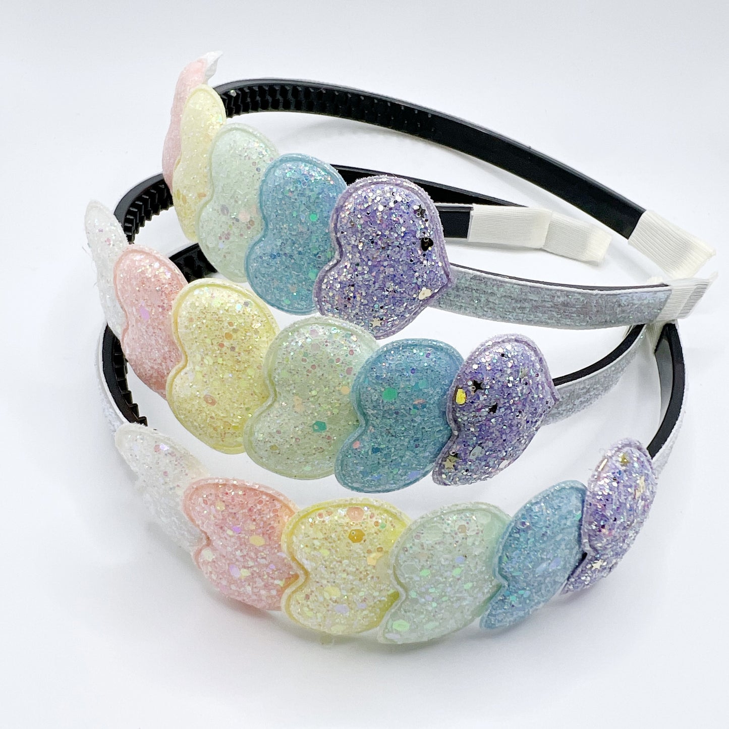 Sparkle Hearts headband