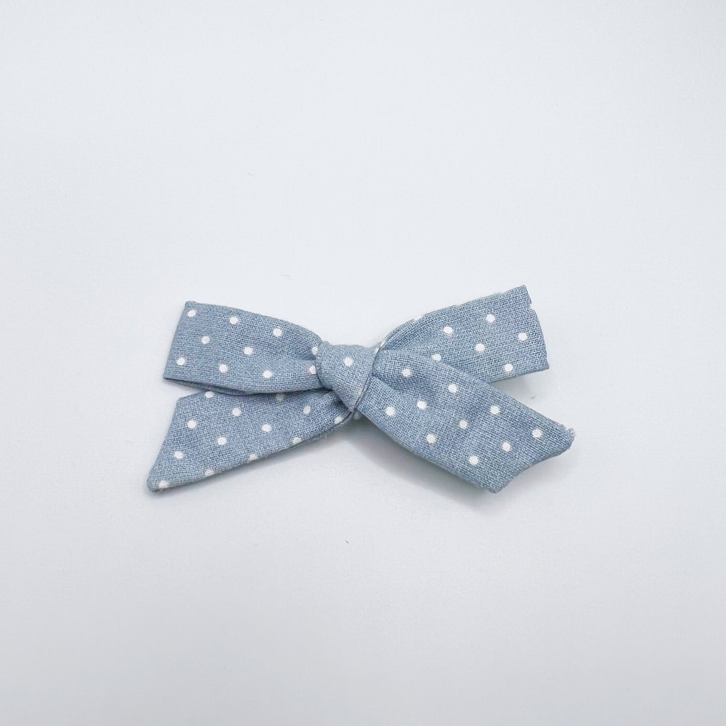 Polka dot school girl bow