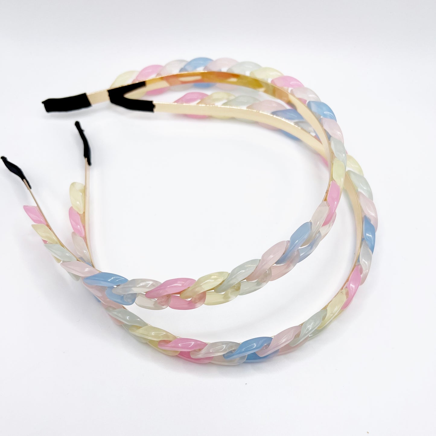 Rainbow chainlink headband